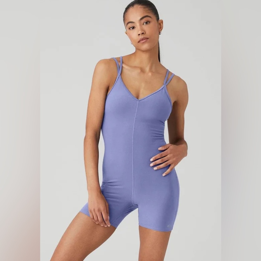 Alo Alosoft Suns Out Onesie in Infinity Blue - XS